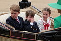 Trooping the Colour: książę George, książę Louis, księżniczka Charlotte