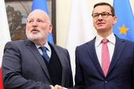 Mateusz Morawiecki, Frans Timmermans