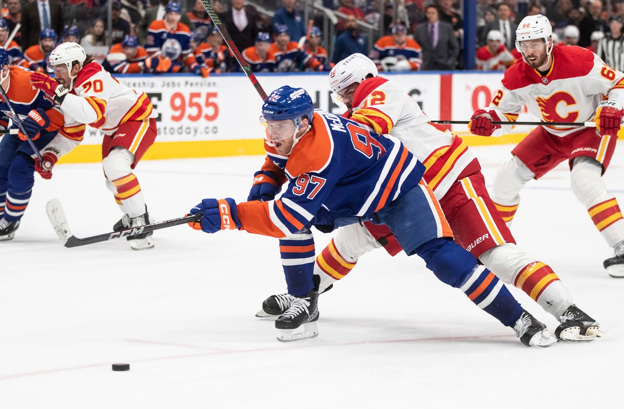 Zápas NHL: Edmonton Oilers - Calgary Flames.