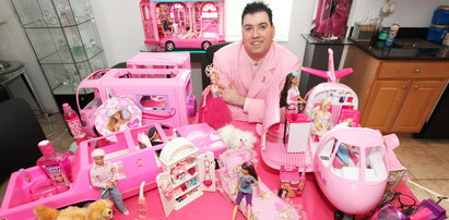 Ten 41-latek kocha lalki Barbie!