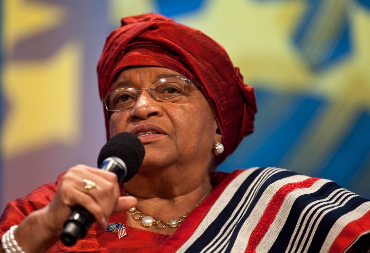 87. Prezydent Liberii Ellen Johnson-Sirleaf