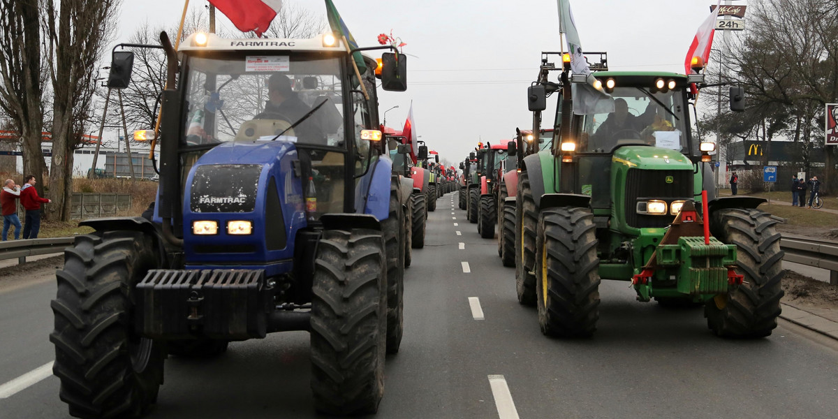 protest rolników