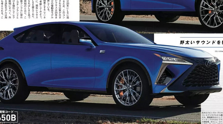 
Egy nem hivatalos grafika szerint valahogy így fog kinézni a sorozatgyártású óriás Lexus SUV