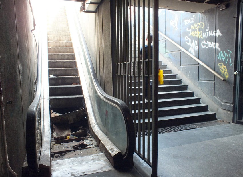 Pokretne stepenice su prava sramota