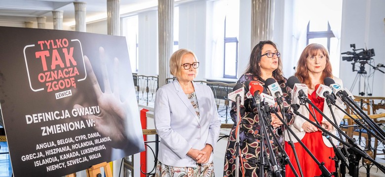 "Tylko tak oznacza zgodę". Posłanki Lewicy apelują o zmianę definicji gwałtu