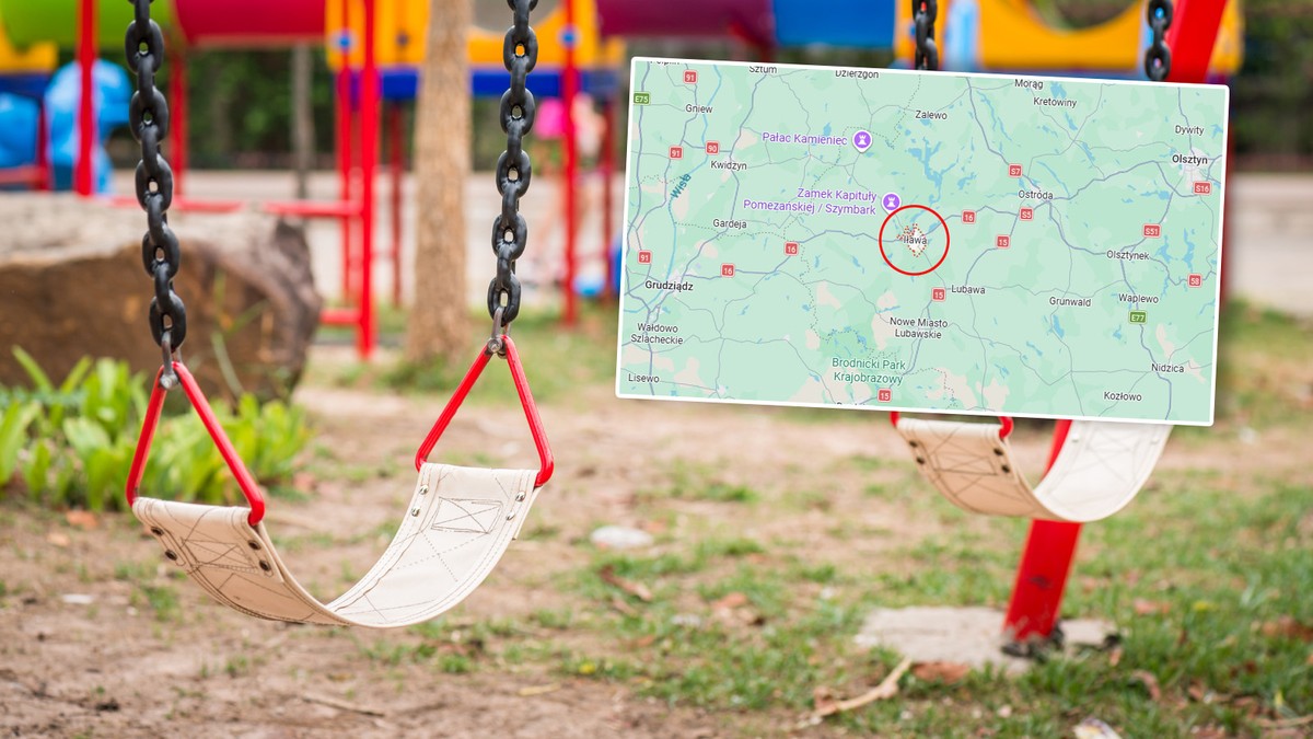 Iława: man lured children from playground and held substance-soaked cloth to their faces