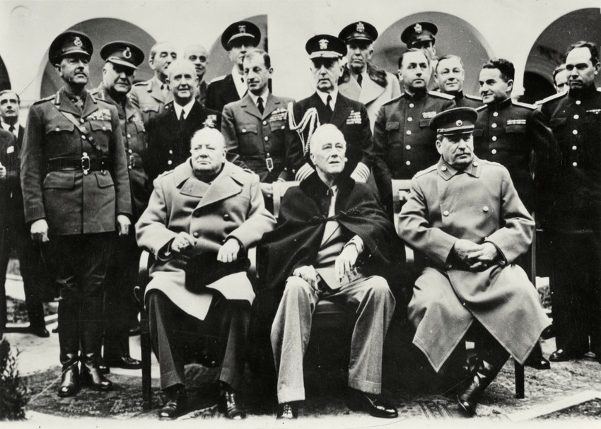 Čerčil, Ruzvel i Staljin u Jalti 1945.