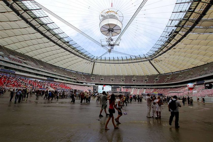 Poseł PO lansował się na Stadionie Narodowym