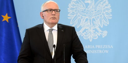 Timmermans o Polsce: Fundamentalne zagrożenia dla państwa prawa