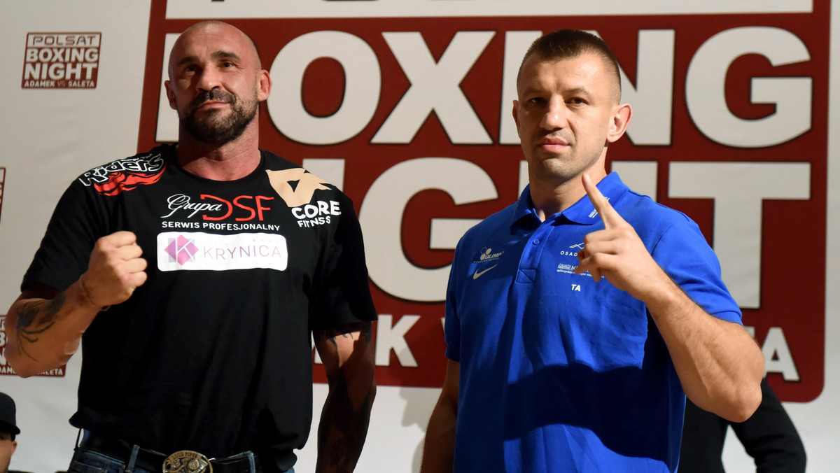 Trwa ostatnie odliczanie przed galą Polsat Boxing Night, która odbędzie się w sobotę w łódzkiej Atlas Arenie. W walce wieczoru Tomasz Adamek zmierzy się z Przemysławem Saletą, ale kilka innych pojedynków zapowiada się ciekawie. Emocje pojawiają się przed starciem Macieja Miszkinia z Tomaszem Gargulą. - Powiedz, że chcesz wyjść do ringu, bym nie miał na sumieniu tego, co się stanie - mówił Miszkiń do rywala na czwartkowej konferencji prasowej.