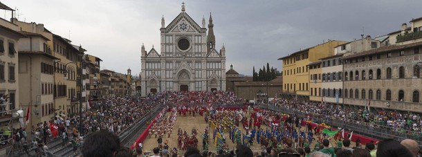 Włochy Florencja Calcio Storico Fiorentino futbol