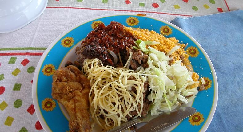 Ghanaian cuisine (Waakye)