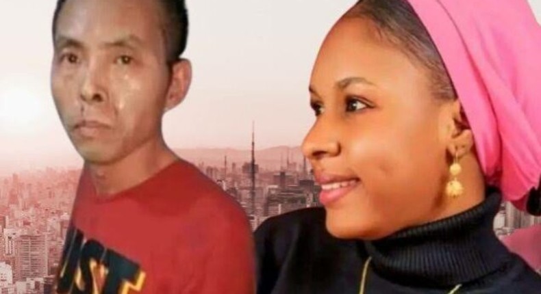 Frank-Geng-Quangrong and his late girlfriend, Ummukalthuum Buhari [Punch]