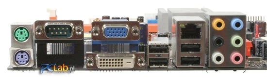 ECS GF7100PVT-M – panel tylny