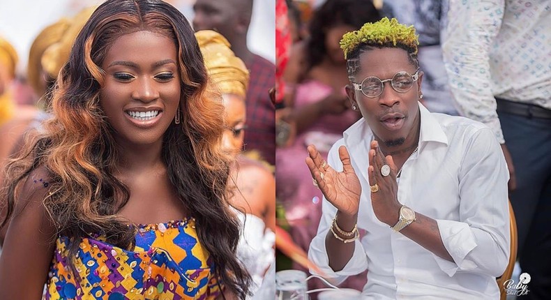 Fella Makafui and Shatta Wale