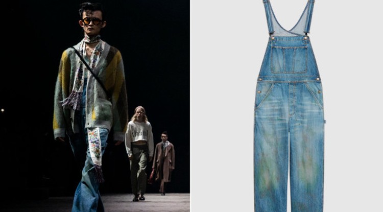 Gucci fűfoltos overall