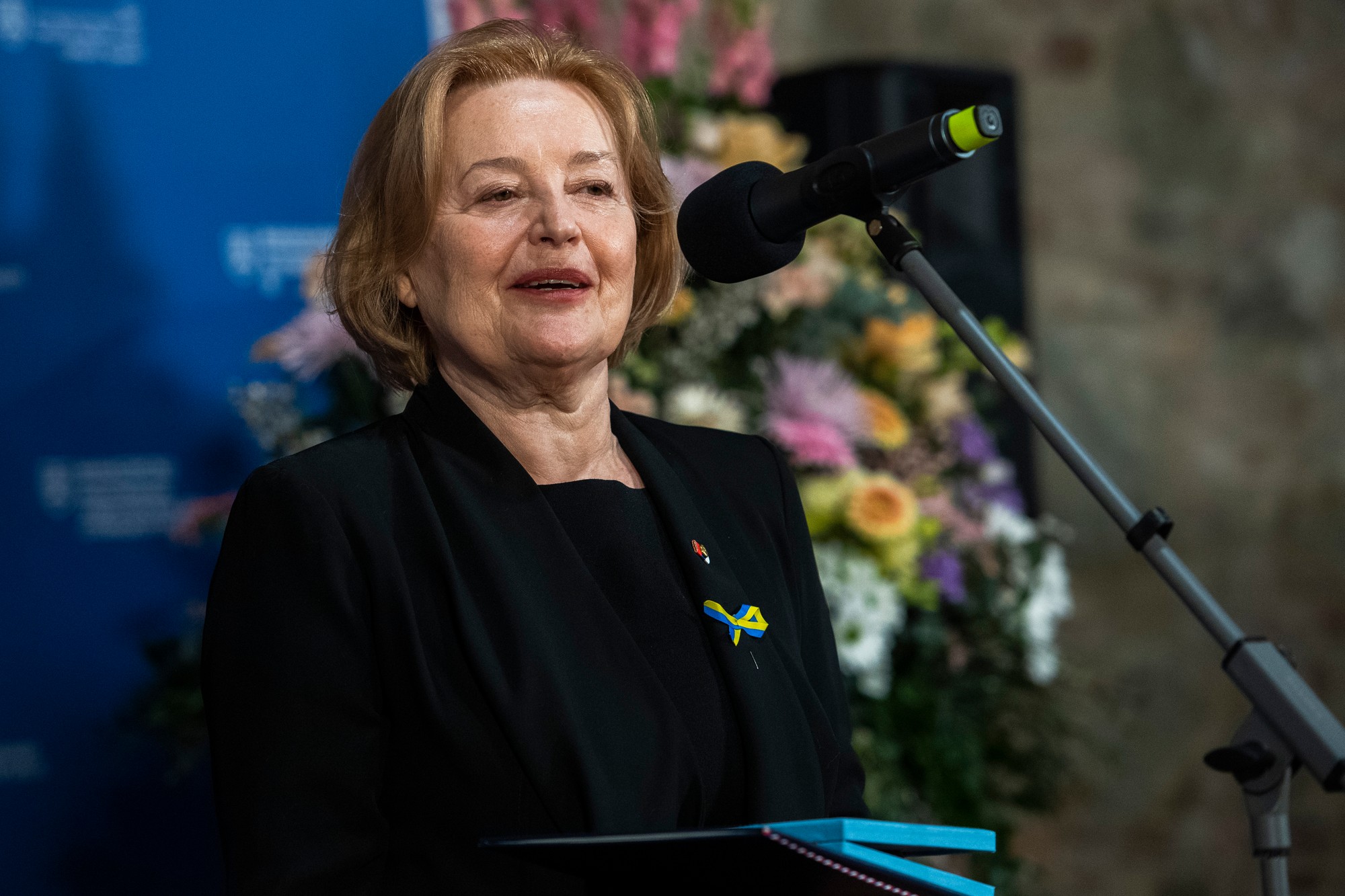 Herečka Magdaléna Vášáryová.