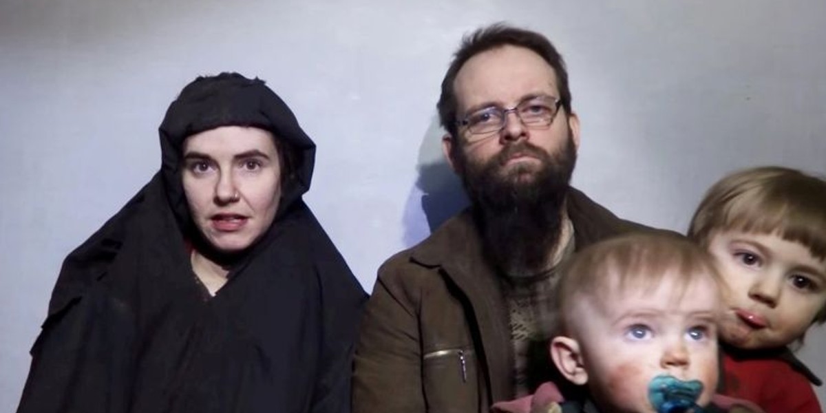 The family freed after 5 years of Taliban captivity is finally en route to Canada after initially refusing to board a US plane