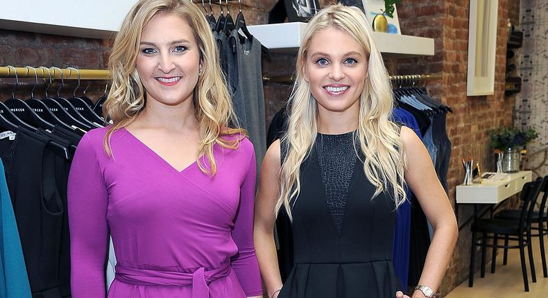 Dorie Smith (left) and Emelyn Northway (right) at the opening of the Of Mercer store in 2015.