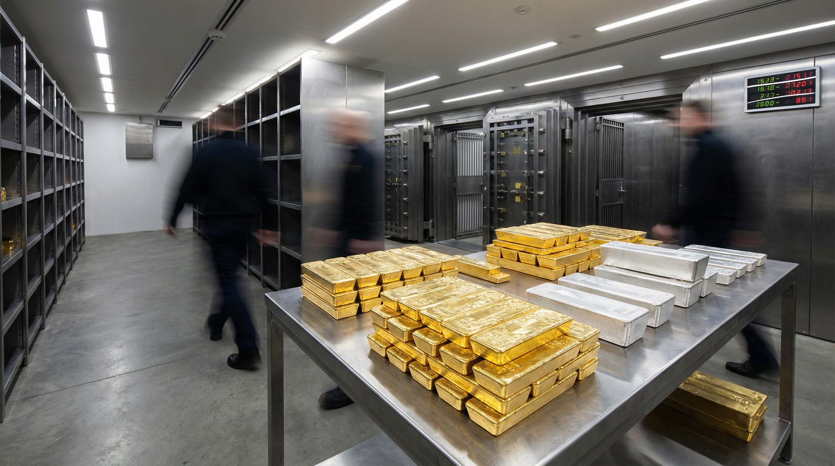 L'or atteint un record de 4.600 dollars après les menaces contre la Fed