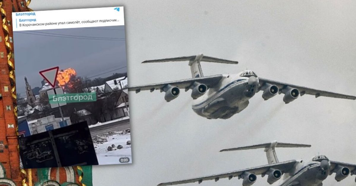 Katastrofa samolotu w obwodzie biełgorodzkim. Rosjanie mówią o kilkudziesięciu ofiarach, Ukraina dementuje