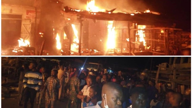 Mob set fire station ablaze in Oyo (Punch)