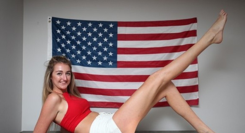 Holly Butt has the longest feet in America