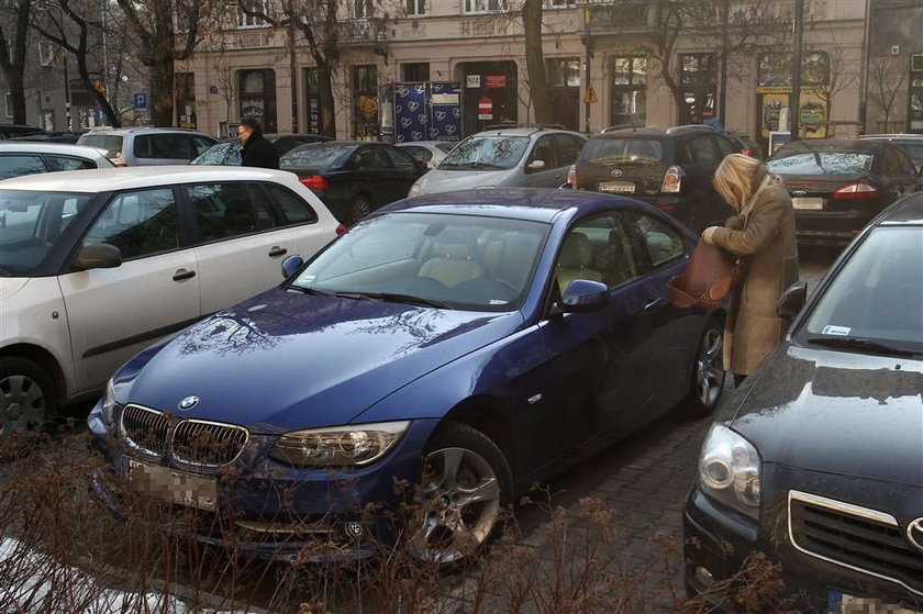 Monika Olejnik jeździ nowym bmw. Foto