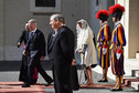 VATICAN BELGIUM ROYALTY POPE (Pope Francis meets Belgian royal family)