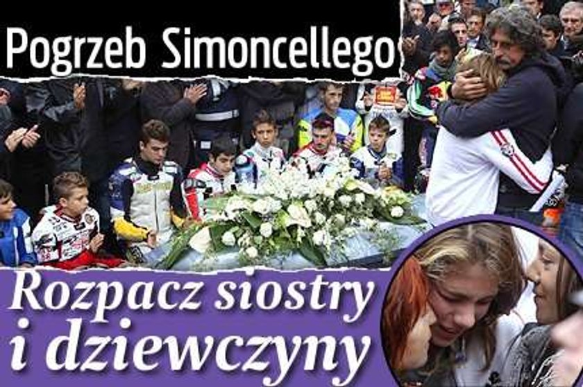 Pogrzeb Simoncellego. Rozpacz siostry i dziewczyny