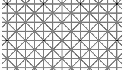 Vajon Ön megtudja mondani, hány fekete pont van a képen?