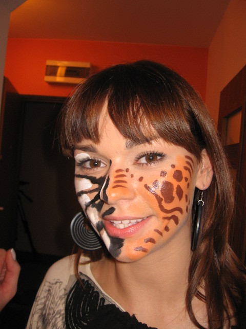 Paulina w roli tygrysicy