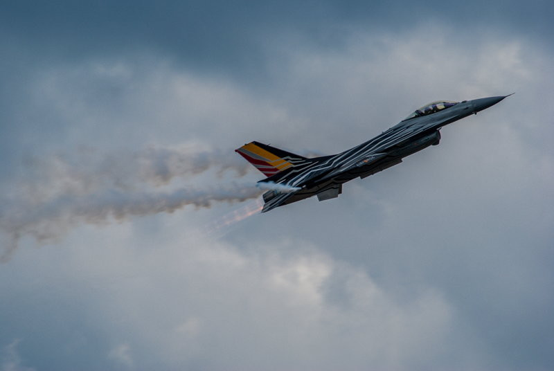 F16  na pokazach Air Show w Radomiu