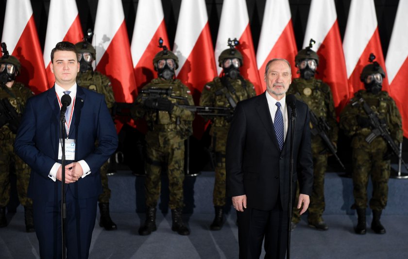 Antoni Macierewicz i Bartłomiej Misiewicz