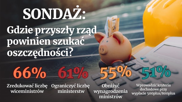 Sondaż: Gdzie przyszły rząd powinien szukać oszczędności?