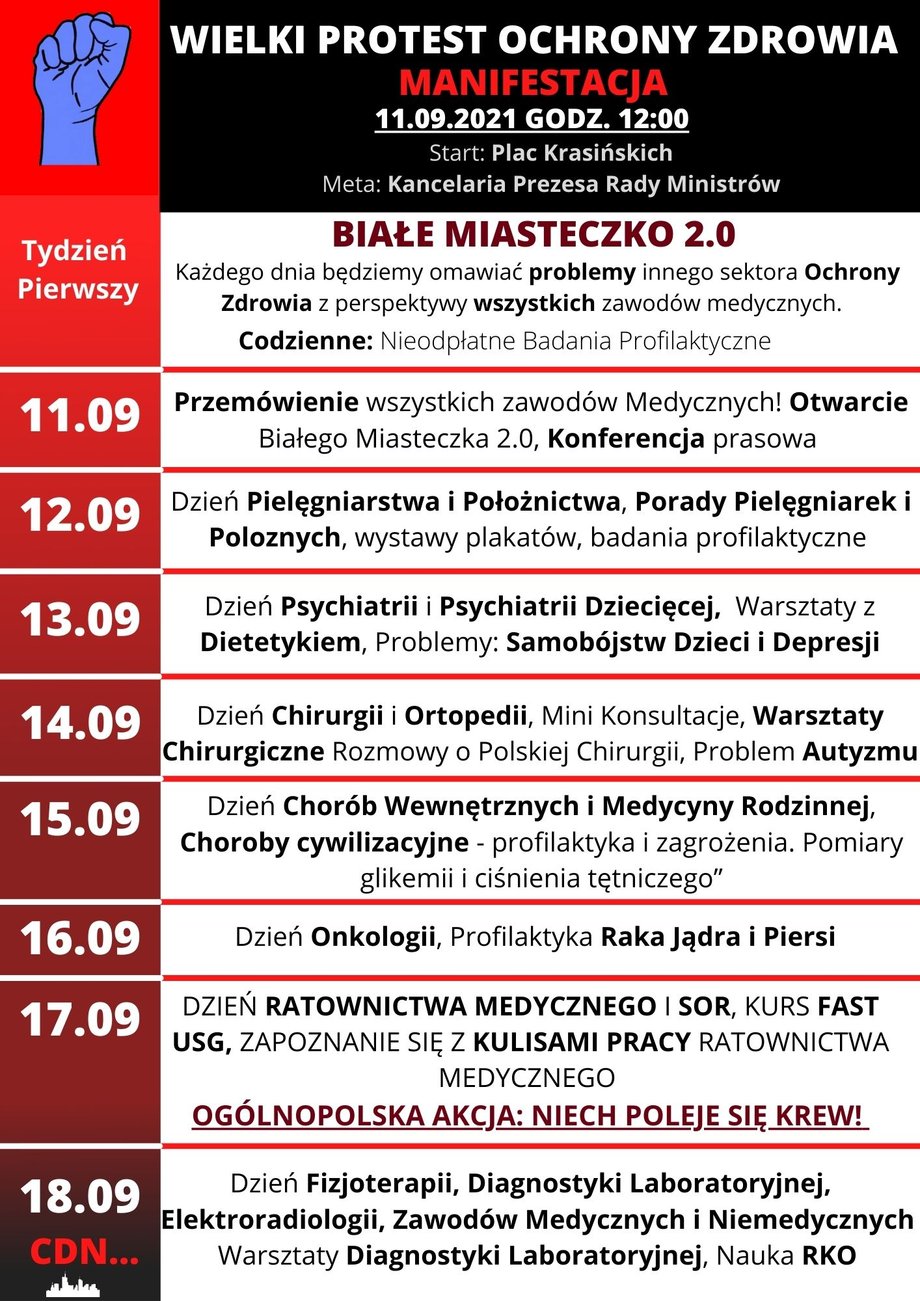 Plan działań w "Białym Miasteczku 2.0"