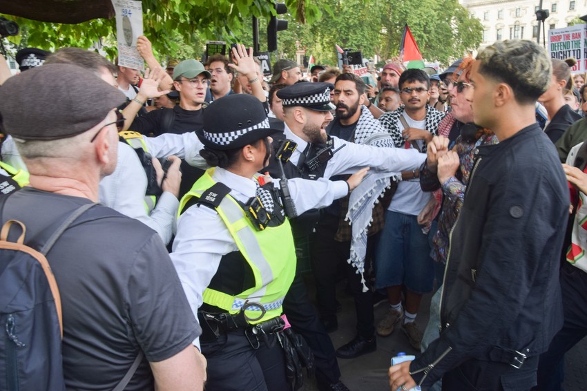Hapšenja demonstranata u Londonu