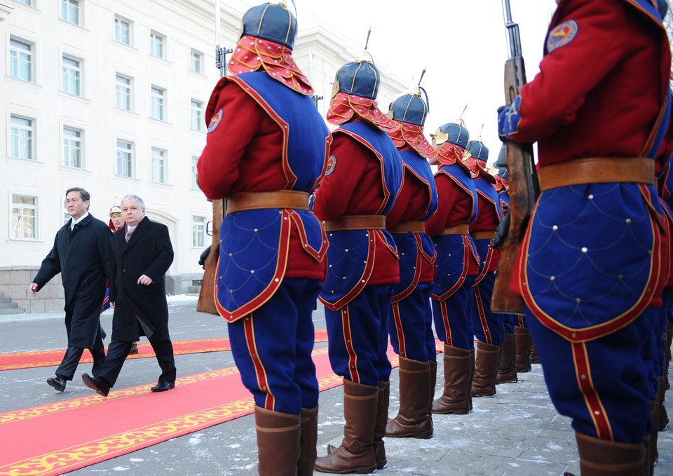 MONGOLIA PREZYDENT WIZYTA