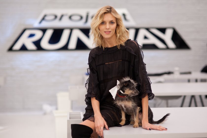 Anja Rubik w projekcie Project Runway w grudniu 2013 roku