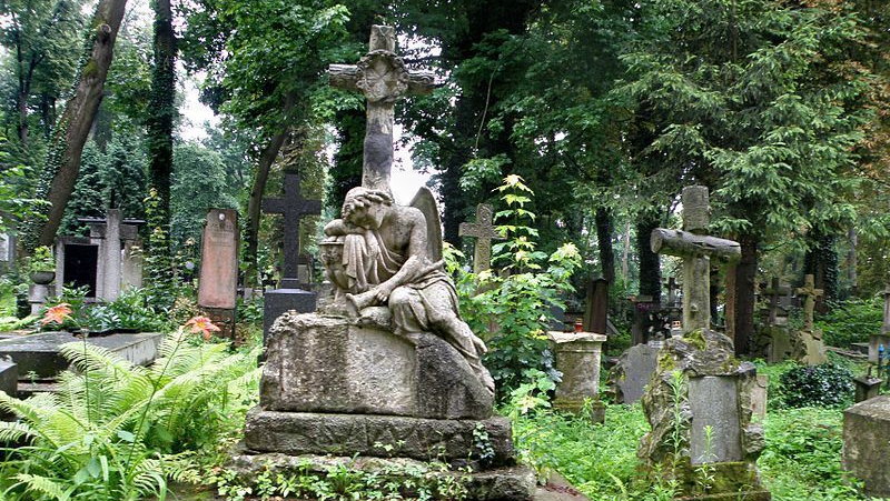 Cmentarz Łyczakowski we Lwowie (fot. M.Bucka, opublikowano na licencji Creative Commons Uznanie autorstwa-Na tych samych warunkach 3.0 Unported)