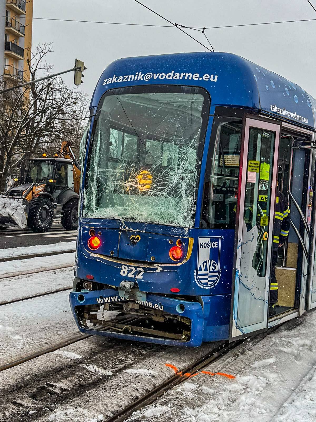 Zrážka električiek v Košiciach. 
