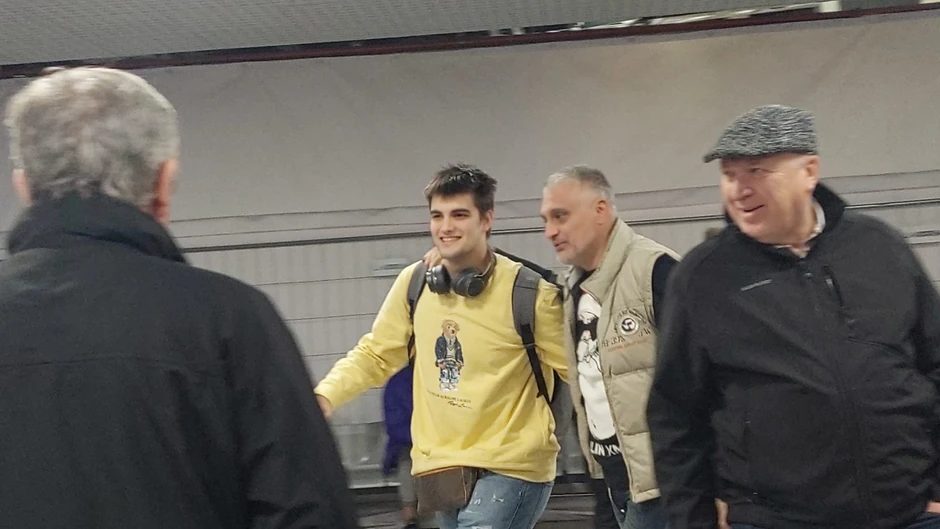 Čeda Jovanović sa sinom