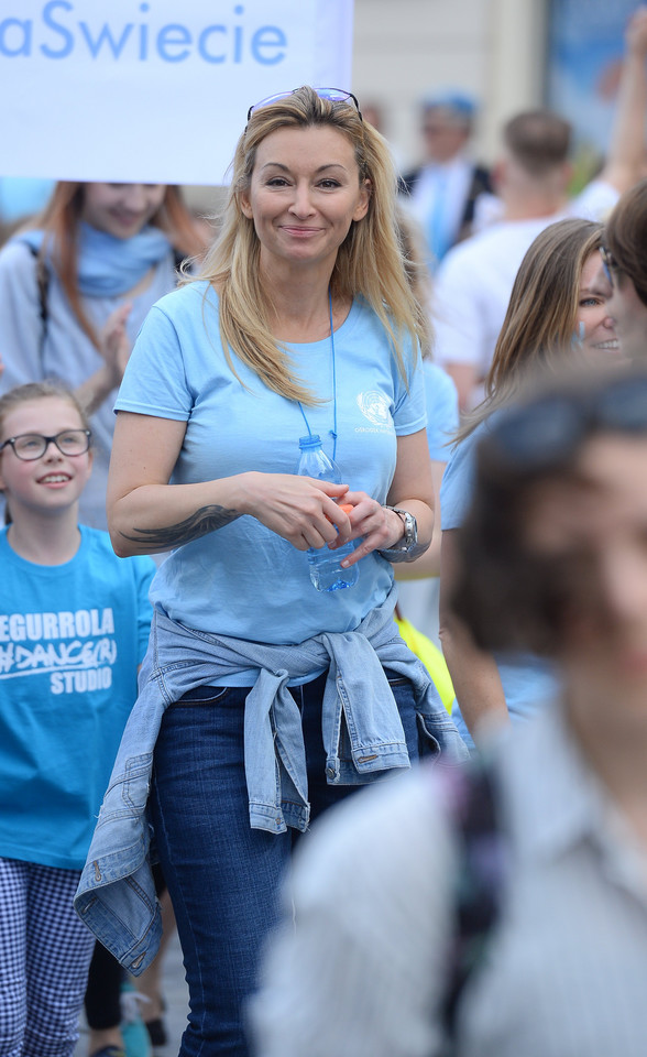 Martyna Wojciechowska na Błękitnym Marszu Pokoju