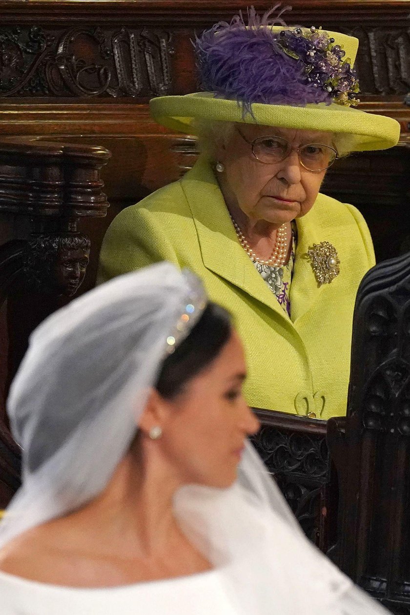 Królowa Elżbieta II i Meghan