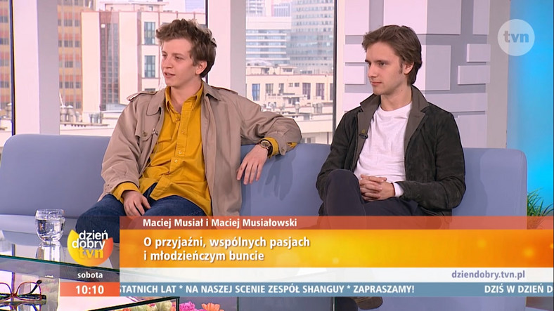 Maciej Musiał i Maciej Musiałowski w "DD TVN"