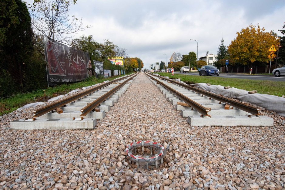 Remonty torowisk podmiejskich linii tramwajowych w Łodzi