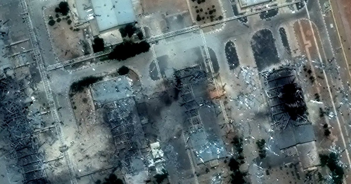Satellite images show damage at Iran's nuclear facilities after US ...