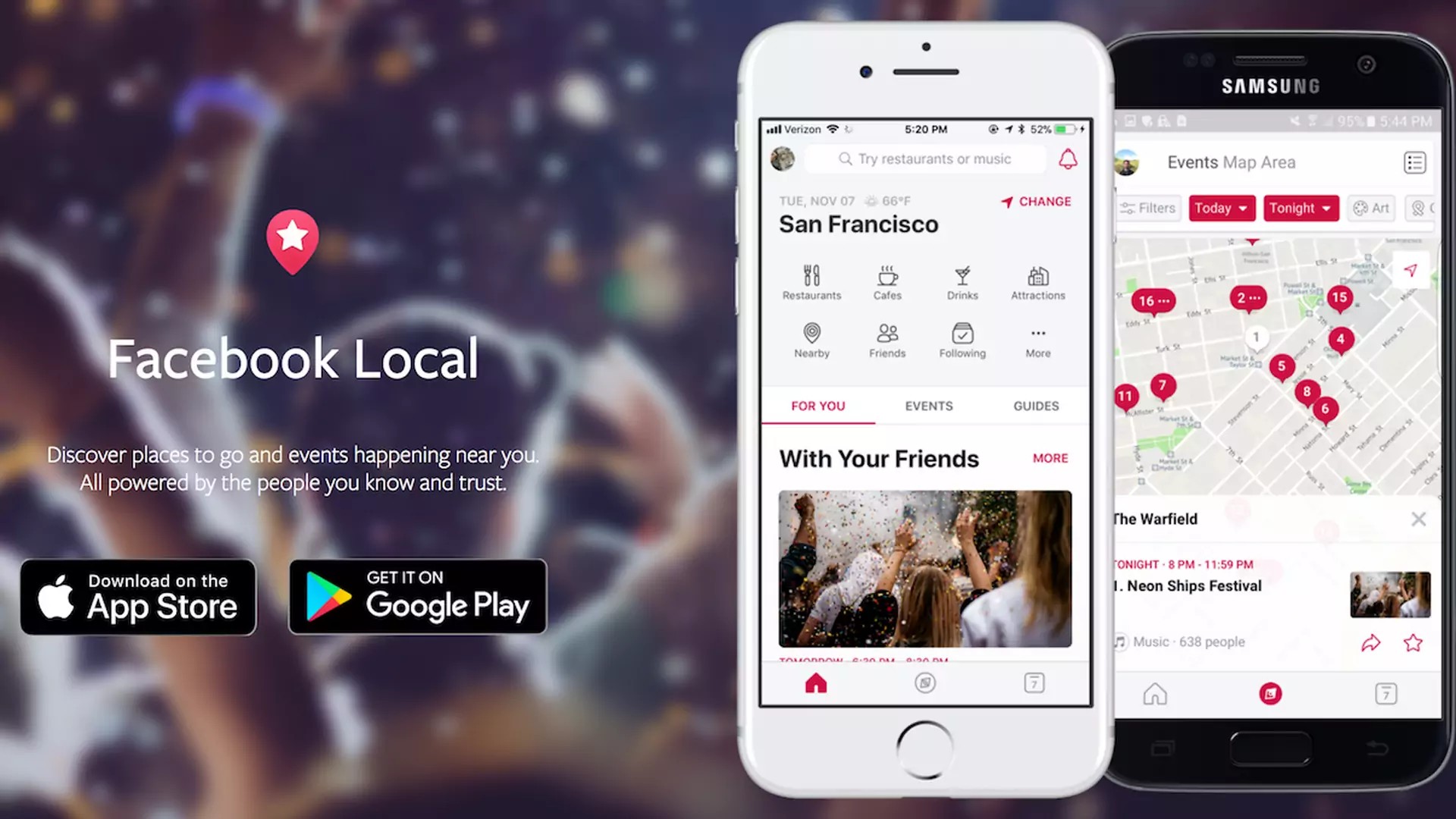 Facebook Local - nowa aplikacja zabierze cię na wszystkie imprezy