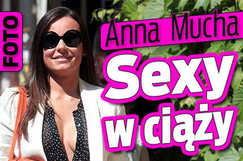 Anna Mucha. Sexy w ciąży