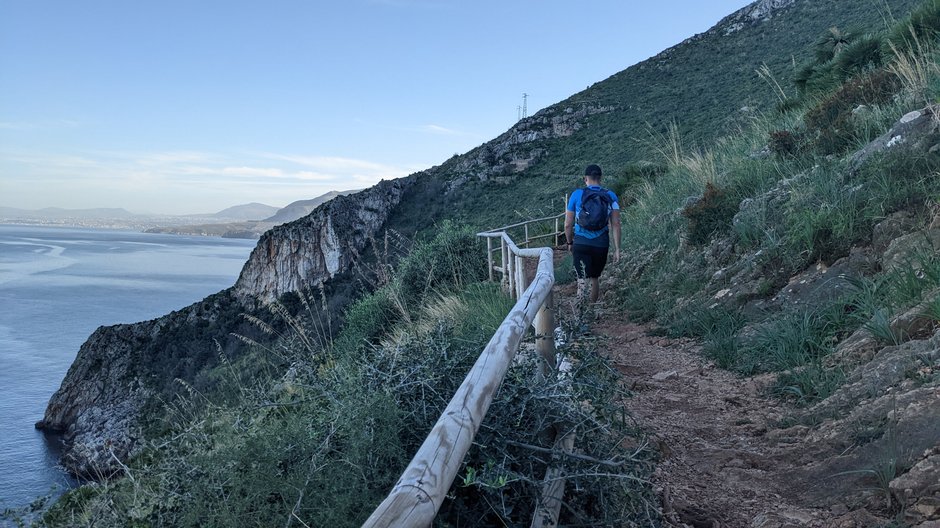 Fragment szlaku: Cala Tonnarella dell’Uzzo — Ingresso Sud